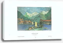 Постер Коммуна Интерлакен в Швейцарии