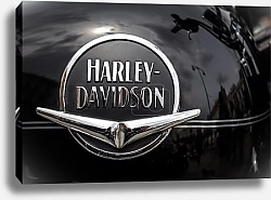 Постер Harley Davidson motorcycles details