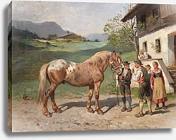 Постер Блаас Юлиус Negotiating the Price of a Horse