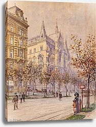 Постер Фишер Людвиг Ганс Дом искупления в Шоттенринге на Венской Рингштрассе