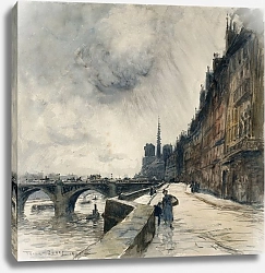 Постер Боггс Фрэнк Набережная Бетюн и Пон-де-ла-Турнель