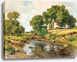 Постер Дарно Хьюго Речной пейзаж