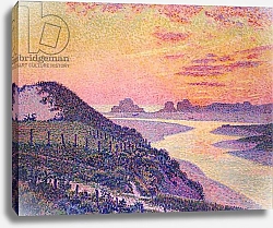 Постер Руссельберг Тео Sunset at Ambleteuse, Pas-de-Calais, 1899