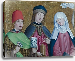 Постер Неизвестен Святые Космас и Дамиан с Девой Марией