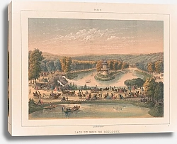 Постер Ривьер Чарльз Париж. Озера Булонского леса