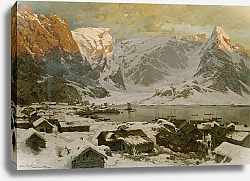 Постер Синдинг Отто View from Reine in Lofoten