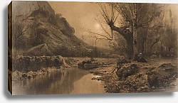 Постер Аппиан Адольф In the Valromey Valley, near the Rhône River