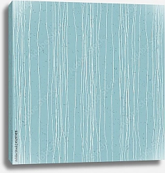 Постер Белые тонкие линии на голубом