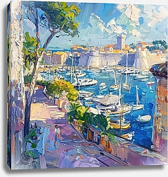 Постер Boats in Antibes