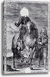 Постер Дик Энтони Defaced equestrian portrait of Charles I, engraved by Pierre Lombart