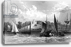Постер Бартлет Уильям (последователи, грав) Belmont Castle, near Grays Thurrock, Essex, engraved by Henry Wallis, 1832