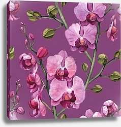 Постер Орхидеи. Акварель
