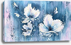 Постер Белые цветы