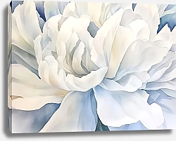 Постер Angelic song: white peony sings its melody