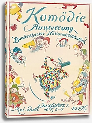 Постер Ласке Оскар Plakate der Ausstellung ‘Komödie’ in der Nationalbibliothek