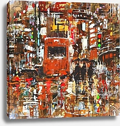 Постер Пёстрая городская абстракция