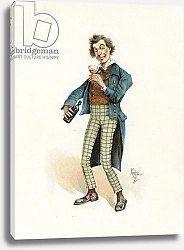 Постер Кларк Джозеф Bob Sawyer, illustration from 'Character Sketches from Charles Dickens', c.1890