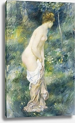 Постер Ренуар Пьер (Pierre-Auguste Renoir) Standing Bather, 1887