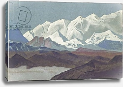 Постер Рерих Николай Himalayas, Kanchenjunga Range, 1936