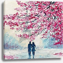 Постер Весна в объятиях сакуры