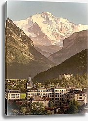 Постер Швейцария. Отели в городе Интерлакен