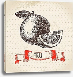 Постер Иллюстрация с помелом