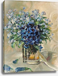 Постер Шерер Роза Frühlingsblumen in Glasvase