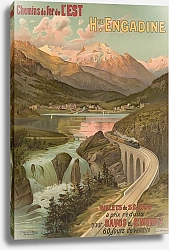 Постер Алези Фредерик Chemins de fer de l’Est Haute Engadine