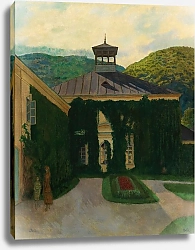 Постер Орлик Эмиль Schloss vor hügeliger Landschaft