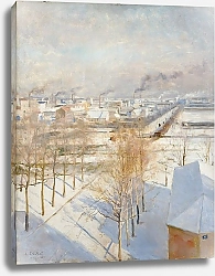 Постер Эдельфельт Альберт Paris in Snow