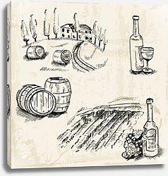 Постер Производство вина