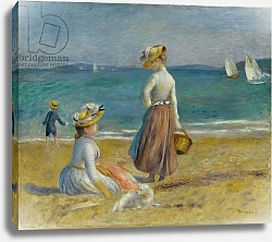 Постер Ренуар Пьер (Pierre-Auguste Renoir) Figures on the Beach, 1890