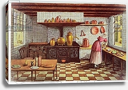 Постер Бест Мари Kitchen of the Hotel St.Lucas, in the Hoogstraat, Rotterdam, 1834