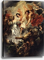 Постер Рубенс Петер (Pieter Paul Rubens) The Reconciliation of Marie de Medici and her son, 15th December 1621, 1621-25