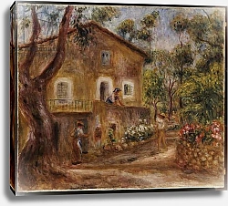 Постер Ренуар Пьер (Pierre-Auguste Renoir) Collette's House at Cagne, 1912