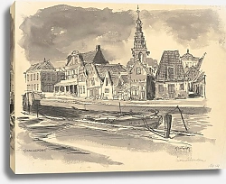 Постер Оортвейн Мартен Kade, waag en speeltoren