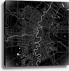 Постер План города Виннипег, Канада