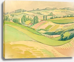 Постер Дейненс Альберт Landschap in aquarel