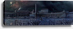 Постер Апокалиптическая сцена, Площадь Св. Петр,Рим
