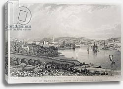 Постер Бартлет Уильям (последователи, грав) View of Waterford from The Dunmore Road, Ireland, engraved by W. Taylor