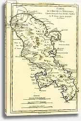 Постер Бонне Чарльз (карты) The Island of Martinique, 1780