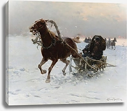 Постер Веруш-Ковальски Альфред Караван для катания на санях