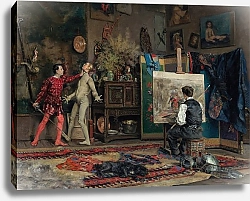 Постер Стюарт Джулиус В мастерской художника