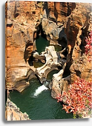 Постер Каньон с водопадом, ЮАР