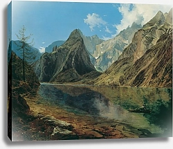 Постер Шифтер Адальберт Der Königssee mit dem Watzmann