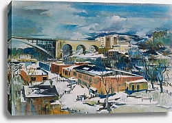 Постер Дикинсон Престон Зима, река Гарлем