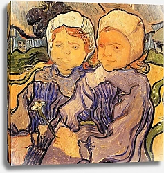 Постер Ван Гог Винсент (Vincent Van Gogh) Двое детей 2