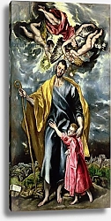 Постер Эль Греко St. Joseph and the Christ Child, 1597-99