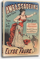 Постер Леви Чарльз Ambassadeurs, Champs-Elysées. Tous les soirs. Elyse Faure
