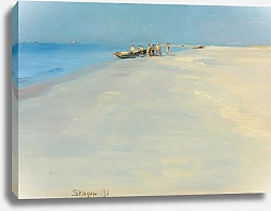 Постер Кройер Севрин Fishermen On The Beach At Skagen
